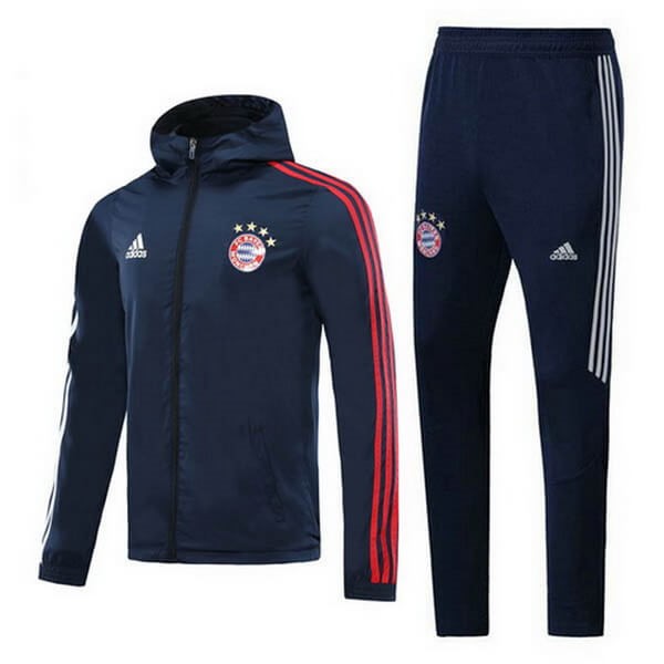 Rompevientos Bayern Munich Conjunto Completo 2020 2021 Negro